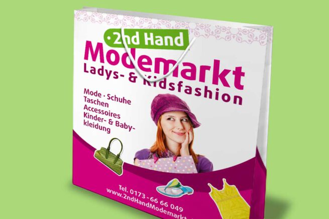 2nd Hand Modemarkt Tütendesign